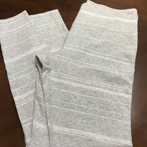ATHLETA BNWOT LIGHT GREY LEGGINGS SZ LARGE!!
